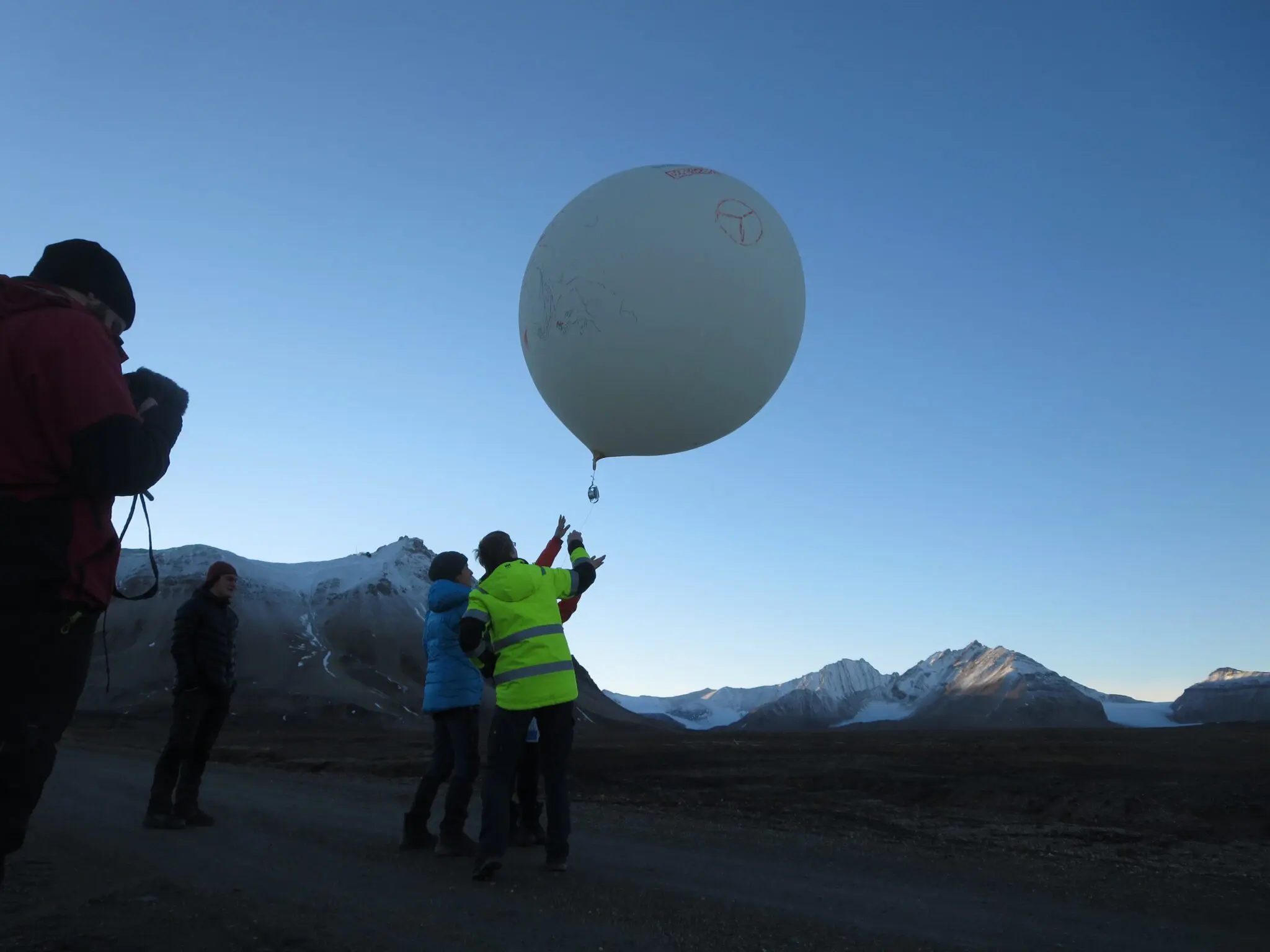 Ozone sonde release