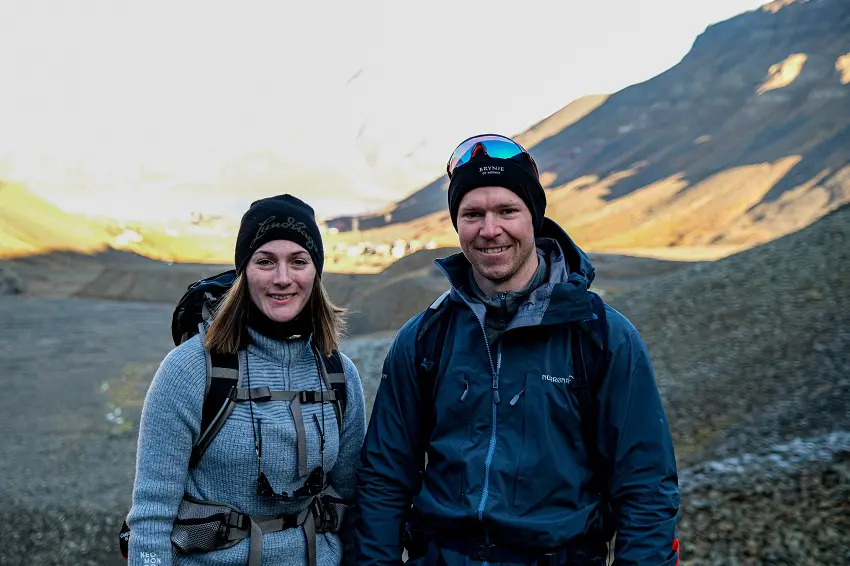 Anna Johansson and Marius Kjeve