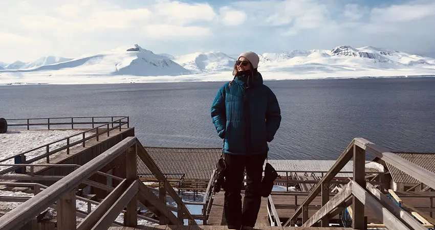 Ronja in Barentsburg. Photo: Private