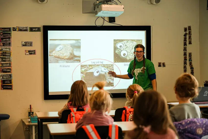 Visit to Longyearbyen school