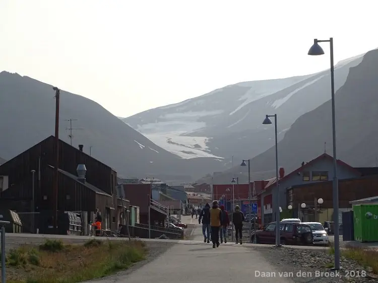 Main street of Longyearbyen