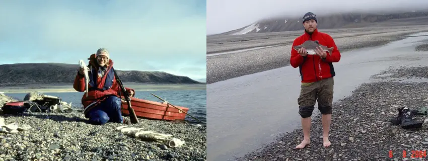 Cod and humpback salmon in Torkevatnet