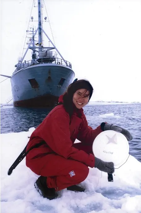 Katrine Borgå on field work