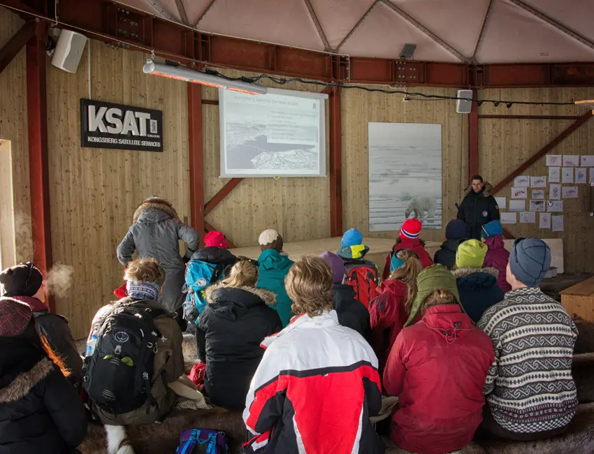 Lecture at Svalbard Satellite Station