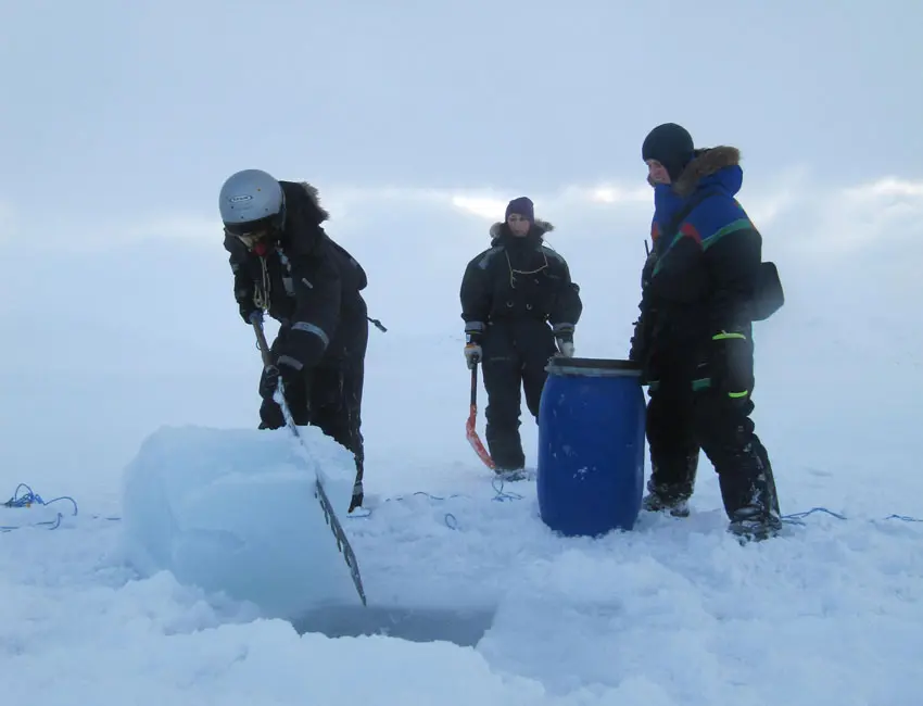 Fieldwork in Van Mijenfjorden