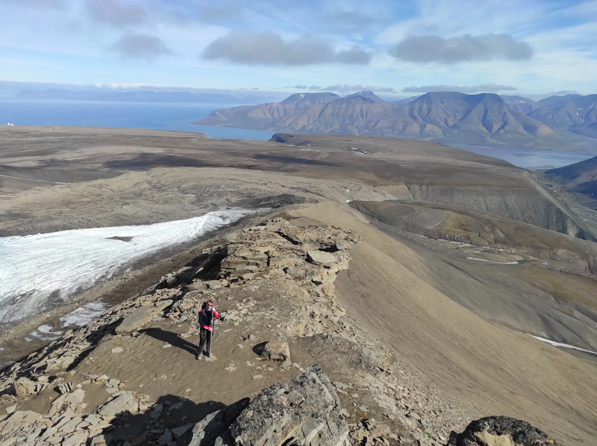 From field trip to Nordenskiöldtoppen.